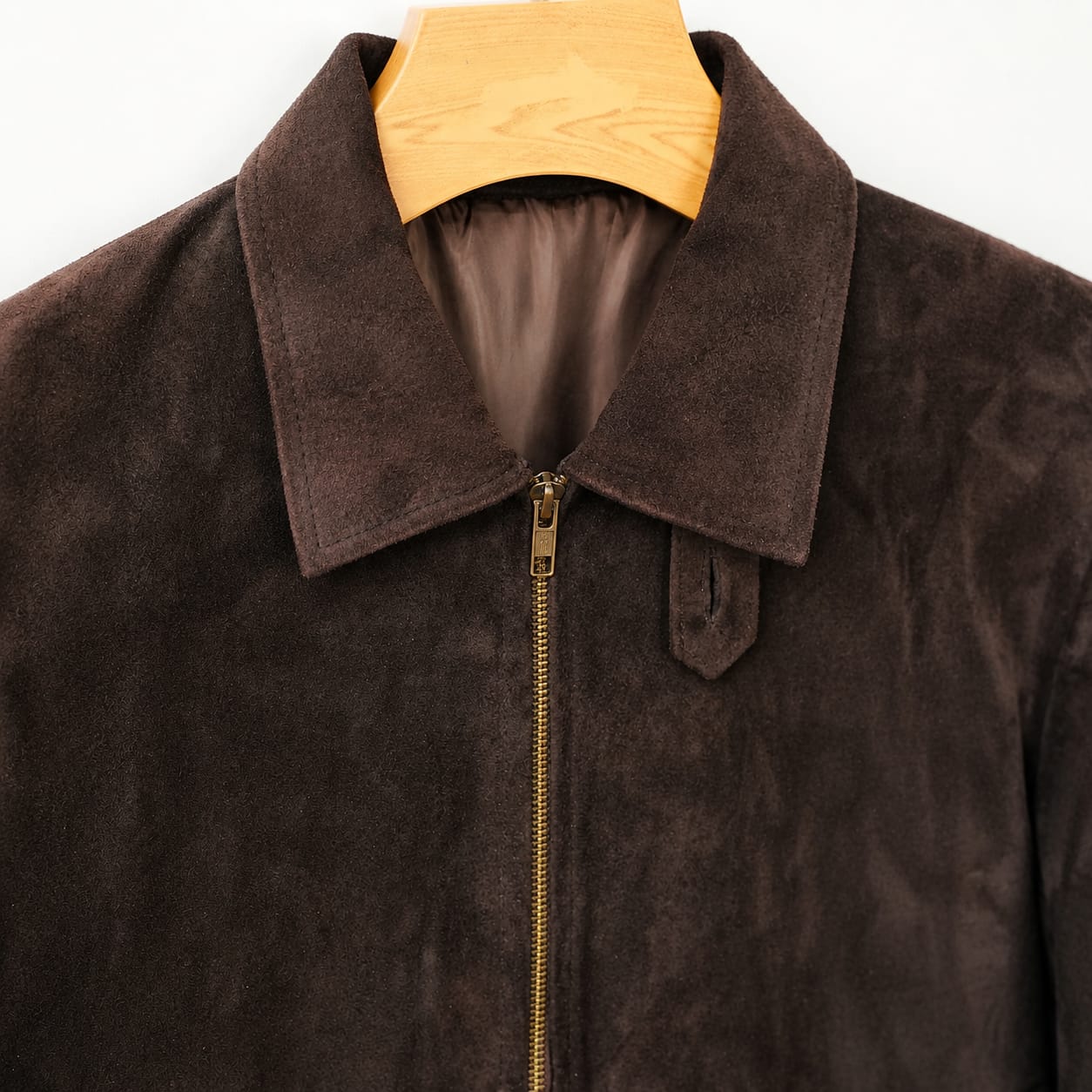Brown Suede Leather Jacket