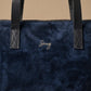 Unisex Suede Leather Tote Bag