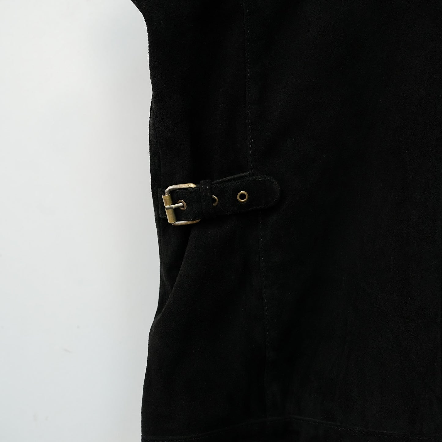 Zipper Suede Leather Waistcoat for Men – Premium Look | Snug