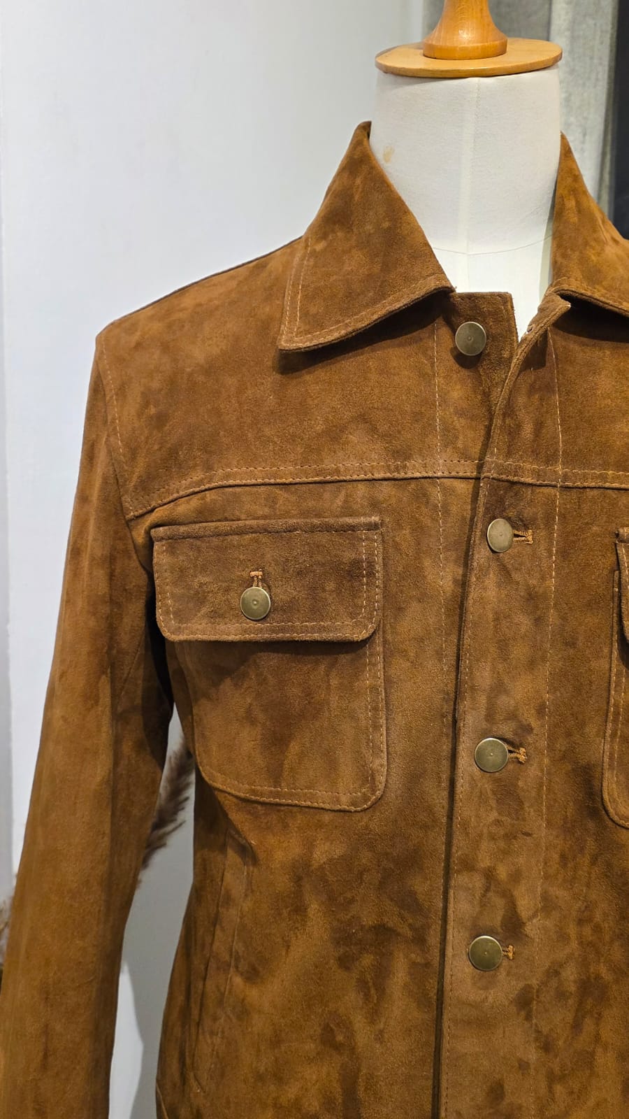 Suede Genuine Leather Jacket