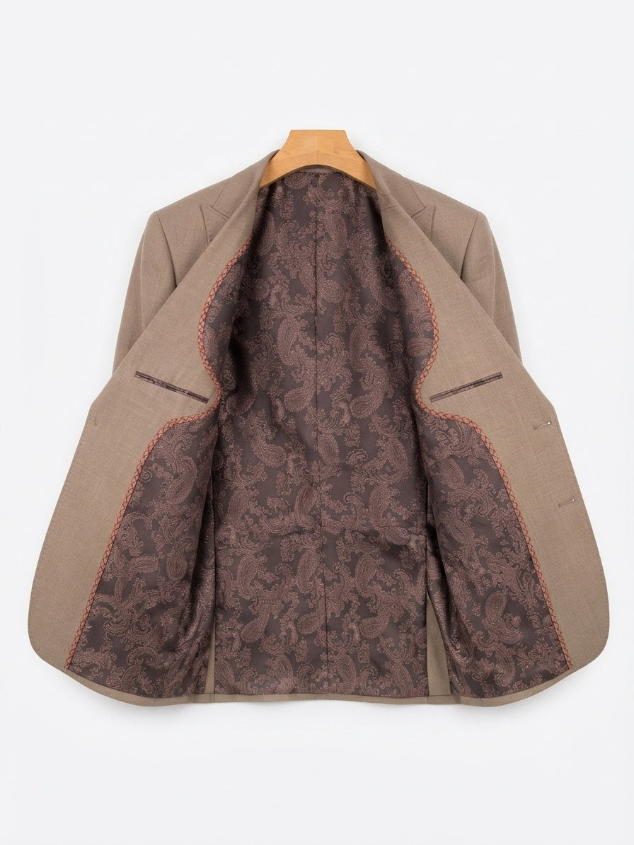 Camel Linen Blazer