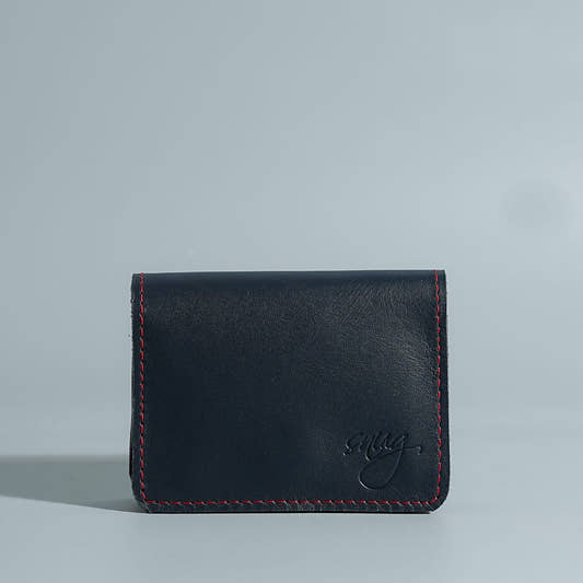 Smart Mid Night Blue Cow Leather Wallet