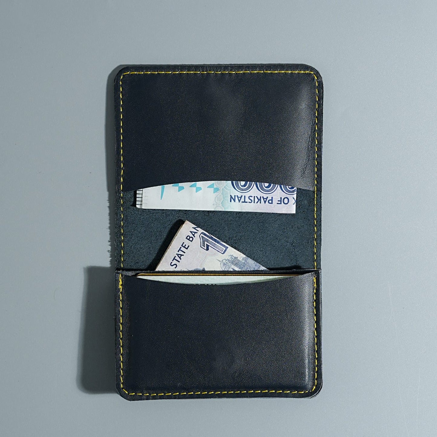 Smart Mid Night Blue Cow Leather Wallet