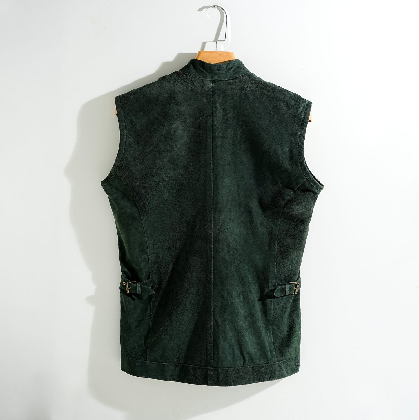 Zipper Suede Leather Waistcoat for Men – Premium Look | Snug