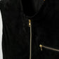 Zipper Suede Leather Waistcoat for Men – Premium Look | Snug