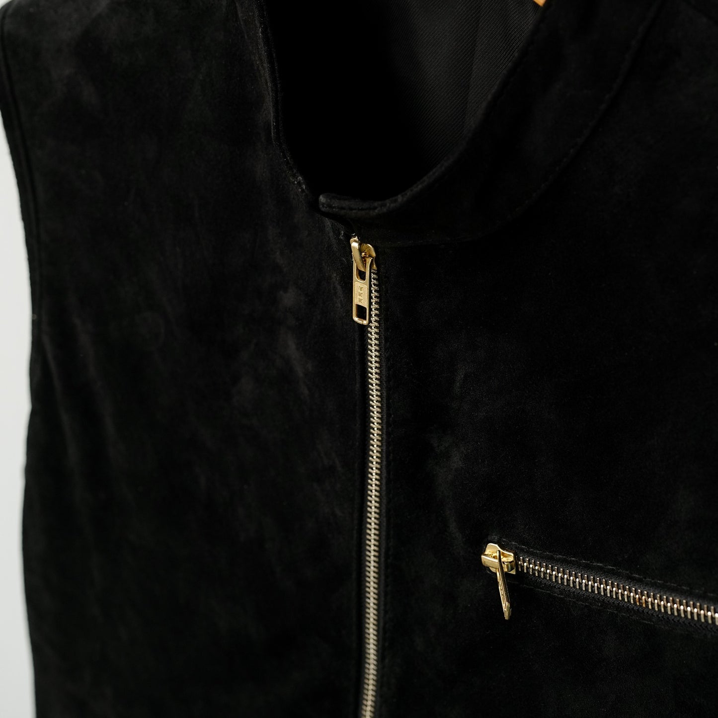 Zipper Suede Leather Waistcoat for Men – Premium Look | Snug