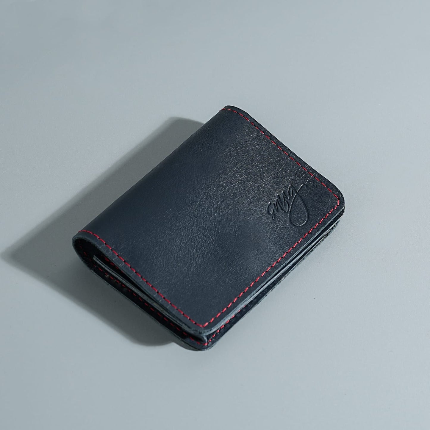 Smart Mid Night Blue Cow Leather Wallet
