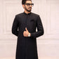 Black Embroidered Sherwani