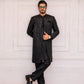 Black Embroidered Sherwani