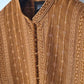 Mustard Brouwn Embroidered Kurta Trouser.