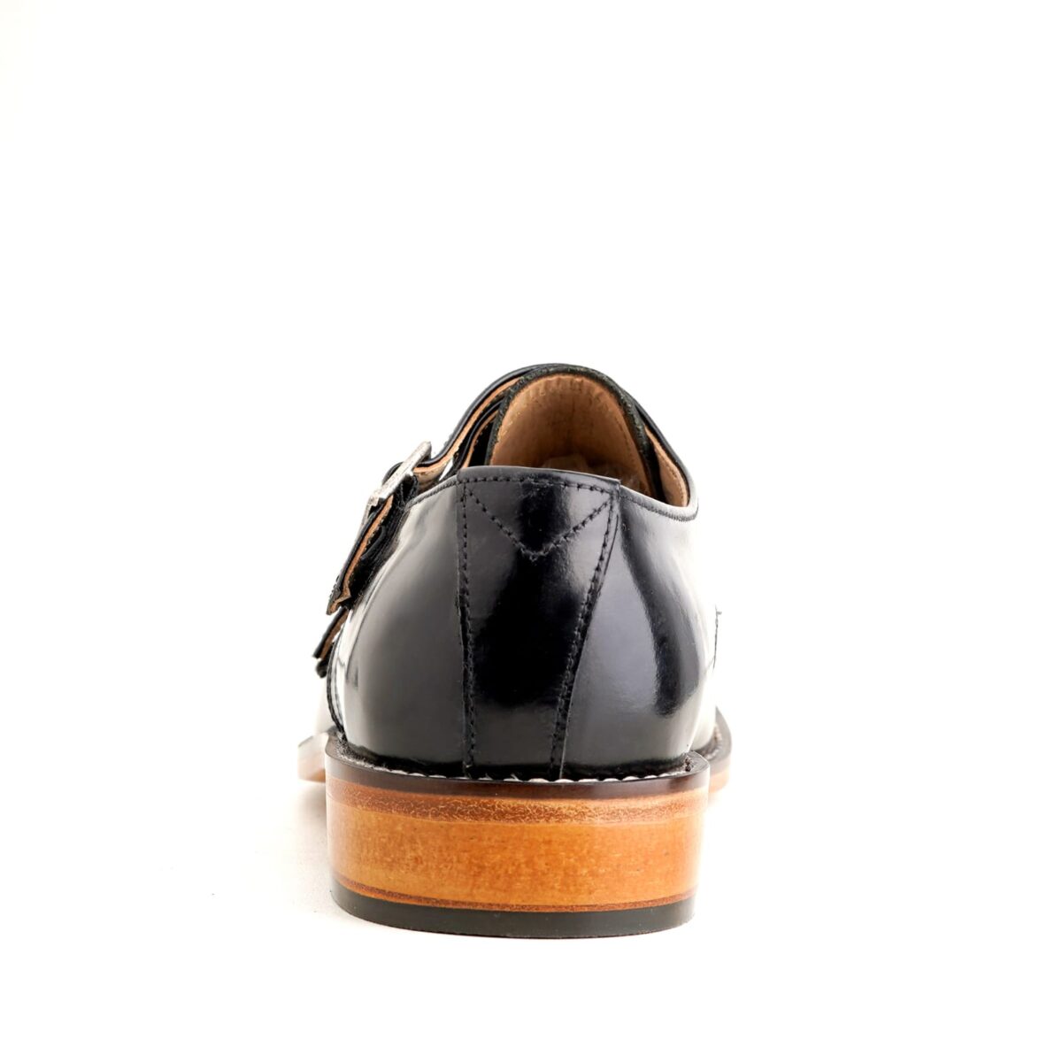 Patent Cow Leather Double-Monk Shoe - Snug